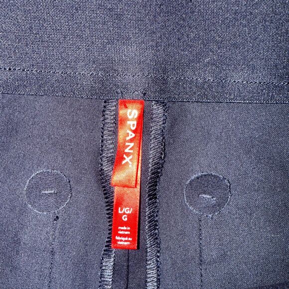 SPANX On The Go Ankle Slim Straight Pant -  Navy L - Picture 7 of 8